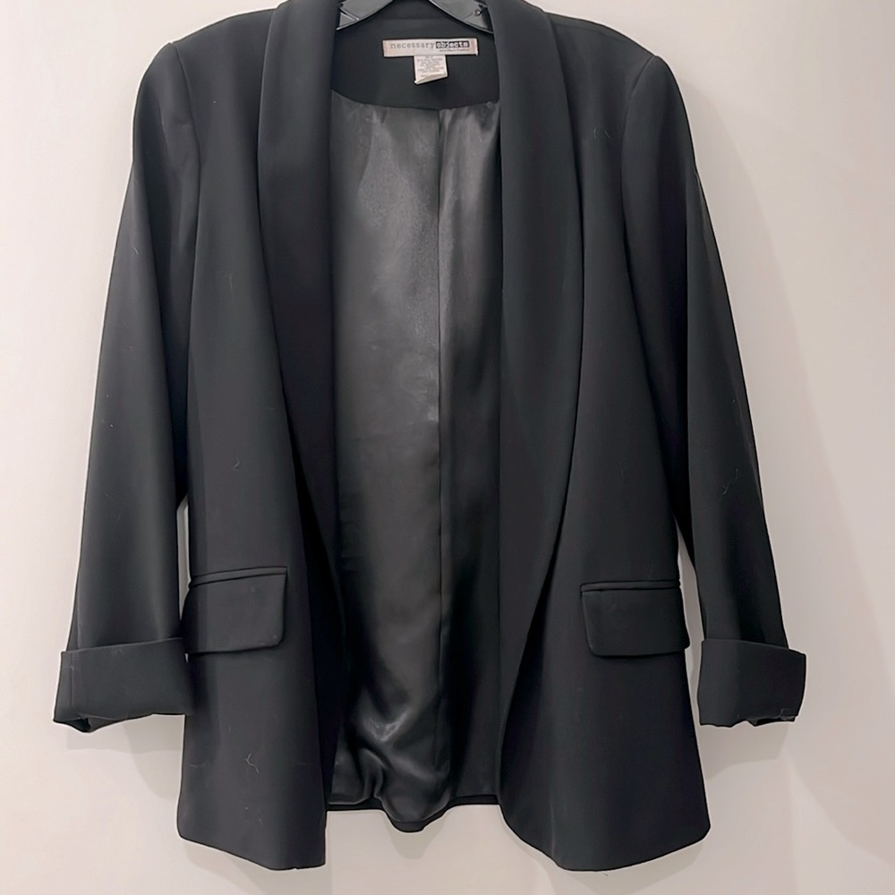 Necessary Objects Black Blazer
